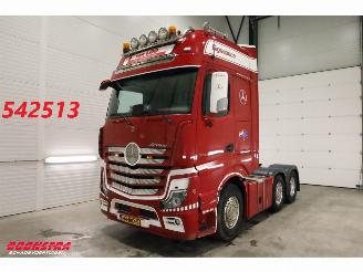 Schade vrachtwagen Mercedes Actros 2551 Gigaspace ACC Alcoa Standairco Leder 6X2 Euro 6 2021/9