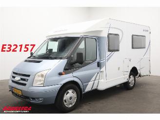 Schade camper Dethleffs  Globevan 02 2.2 TDCI Luifel Fietsendrager Cruise 134.848 km! 2009/1