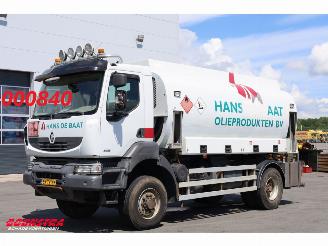 skadebil vrachtwagen Renault Kerax 380.19 4X4 Manual 2x6400L Kraftstoff Blatt/Blatt Euro 5 2010/10