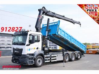 Schade vrachtwagen MAN TGS 35.510 8X4 Kipper Hiab X-Hipro 232 E-3 119.097 km! 2023/3