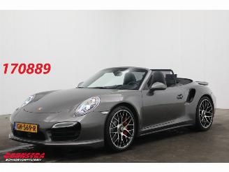 Voiture accidenté Porsche 911 Cabrio Turbo Sport Chrono PADM PDCC PDLS+ Burmester SHZ 2014/6