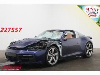 Voiture accidenté Porsche 911 992 Targa 4 PDK PDLS PADM Lift Bose Sport Chrono Leder Camera SHZ 5.835 km! 2023/7