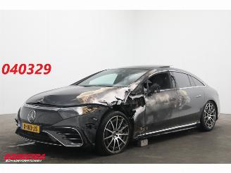 damaged passenger cars Mercedes EQS 450+ AMG Line 108 kWh Pano LED ACC Burmester Memory Camera AHK 2023/11
