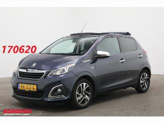 krockskadad bil auto Peugeot 108 1.0 e-VTi Allure TOP! Open dak Cruise Airco Bluetooth LMV 2017/12