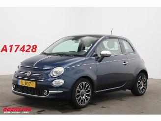 damaged passenger cars Fiat 500 0.9 TwinAir Turbo Collezione Navi Clima Cruise Camera PDC 82.515 km! 2018/8