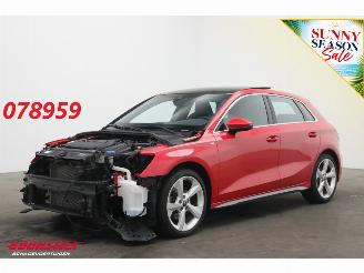 skadebil auto Audi A3 Sportback 35 TFSI S edition Pano LED ACC B&O Leder Camera 2023/3