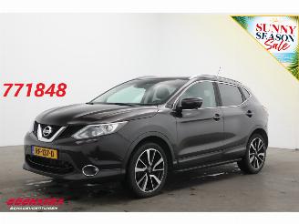 krockskadad bil auto Nissan Qashqai 1.6 dCi Tekna Cruise Clima Navi Leder Camera PDC AHK 2016/9
