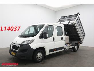 damaged commercial vehicles Peugeot Boxer 2.0 HDI Kipper DoKa 7-Pers. Airco AHK 142.333 km! 2019/7