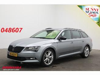 Vaurioauto  passenger cars Skoda Superb Combi 1.5 TSI DSG ACT Sportline Canton SHZ Navi Apple/Android Camera PDC AHK 2019/5