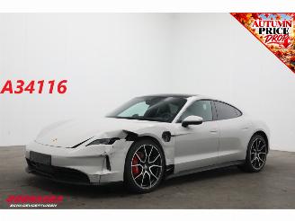krockskadad bil auto Porsche Taycan 4S 105 kWh PDLS+ Sport Chrono Pano LED ACC 360° Bose 2024/8
