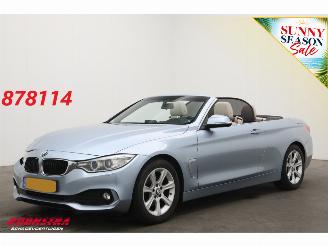Schadeauto BMW 4-serie Cabrio 420d Fahrbereit Leder Memory Clima Cruise Camera SHZ 2014/12