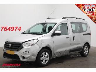 skadebil auto Dacia Dokker 1.2 TCe Lauréate Navi Airco Cruise PDC 126.428 km! 2014/5