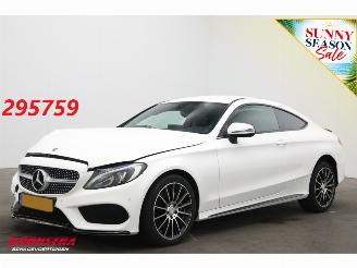 Schadeauto Mercedes C-klasse Coupé 180 AUT Edition 1 AMG Navi Cruise Clima Memory SHZ Camera PDC 2016/9