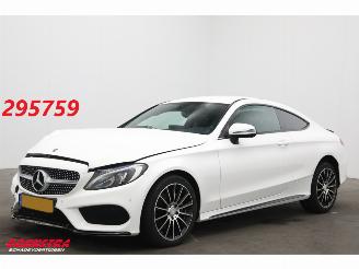 damaged passenger cars Mercedes C-klasse Coupé 180 AUT Edition 1 AMG Navi Cruise Clima Memory SHZ Camera PDC 2016/9