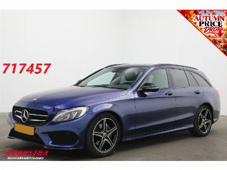 damaged passenger cars Mercedes C-klasse Estate 180 AMG Navi Cruise Clima Leder Memory SHZ Camera PDC 2018/3