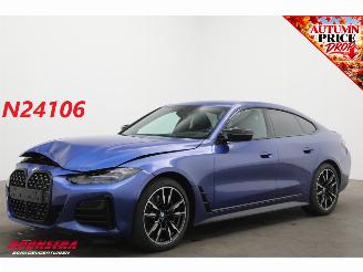 Schadeauto BMW 4-serie Gran Coupé M440i DCT xDrive H/K ACC SHZ Laser Memory LrHZ Leder SHZ AHK Camera 2022/7