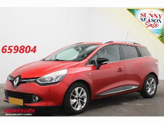 krockskadad bil auto Renault Clio Estate Grandtour 0.9 TCe Limited Cruise Navi Clima Bluetooth PDC AHK 2016/8