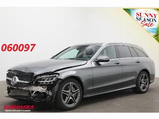 Damaged car Mercedes C-klasse Estate 300 e Business Solution AMG ACC Navi Clima Apple/Android Camera PDC AHK 2020/11