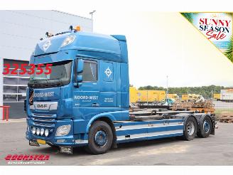 damaged trucks DAF XF 480 FAN VDL S-25-6600 Leder Standairco Hydrauliek 6X2 Euro 6 2020/11