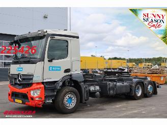 damaged trucks Mercedes Antos 2543 2X PTO ACC 6X2 46.736 km!! 2018/4