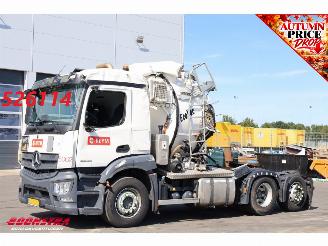 damaged trucks Mercedes Actros 2543 LS 6X2 Koks EcoVac Euro 6 124.445 Km!! 2021/11