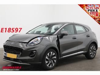 Damaged car Ford Puma 1.0 EcoBoost Hybrid Titanium Cruise Navi Clima SHZ Apple/Android Camera PDC 2023/8