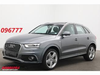 krockskadad bil auto Audi Q3 2.0 TFSI S-Tronic quattro Pro S-Line Cruise Navi Clima Leder SHZ Bluetooth PDC 2014/7