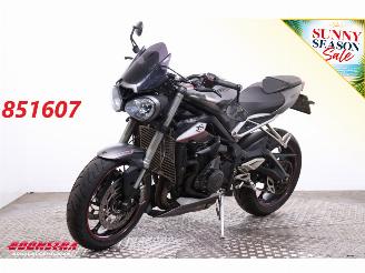 dommages motocyclettes  Triumph Street Triple RS ABS Yoshimura Lap Timer 2017/9