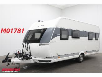 krockskadad bil caravan Hobby  495 WFB De Luxe Mover Dakairco Luifel Fietsendrager Frans bed Rondzit 2021/1
