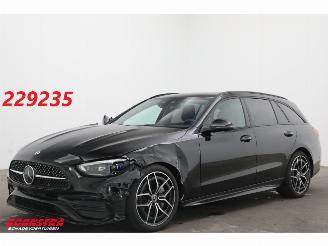 Vaurioauto  passenger cars Mercedes C-klasse Estate 200 AMG Line Memory SHZ LrHZ Virtual Apple/Android 360° AHK 2026/2