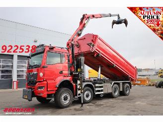 skadebil vrachtwagen MAN TGS 43.510 8X8 Widespread Palfinger Q170Z84TI Kran 62.358 km!! 2024/1