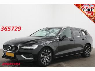 Voiture accidenté Volvo V-60 2.0 T8 Twin Engine AWD R-Design Pano Navi Virtual Memory Leder SHZ LrHZ Camera PDC AHK 2019/12