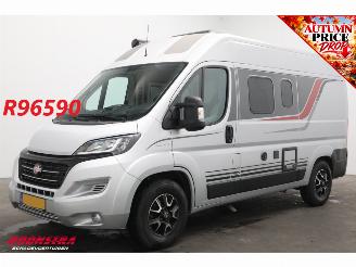 krockskadad bil camper Burstner  Campeo 600 Active 2.2 MJ Aut. Luifel Fietsendrager Dwarsbed Cruise Airco Camera 35.172 km! 2021/5
