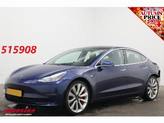 Gebrauchtwagen PKW Tesla Model 3 Performance AWD 75kWh Fahrbar FSD Pano LED ACC Leder Camera SHZ 2019/9