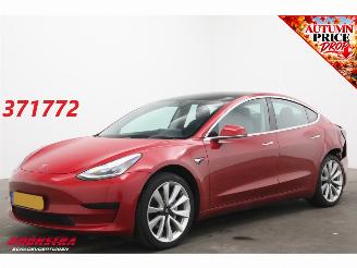 skadebil auto Tesla Model 3 Long Range RWD 75kWh Fahrbar Pano ACC Leder Camera SHZ 2019/9