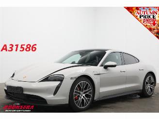 skadebil auto Porsche Taycan 93.4 kWh Perf.Bat.+ Chrono Pano ACC Bose 360° Memory Chalk 2023/1