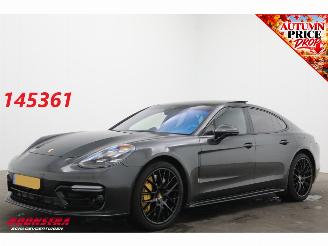 bruktbiler auto Porsche Panamera Turbo S e-Hybrid Chrono PCCB PDLS+ Pano 360° Burmester Sport Design Memory PASM ACC 2018/8