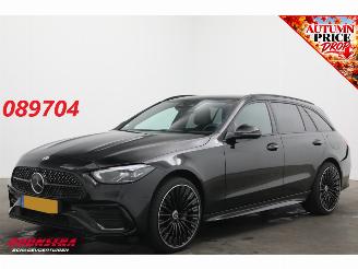 Schadeauto Mercedes C-klasse Estate 300 e AMG Line Burmester AHK ACC Camera SHZ 2022/12