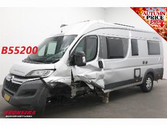 krockskadad bil camper Possl  Roadcruiser 640 2.2 M.Jet Luifel Fietsendrager Dwarsbed Cruise Camera Airco 2017/4