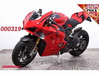 krockskadad bil motor Ducati  Panigale V4 S ABS LED Akrapovic Cruise Heizgriffe 12.514 km! 2022/2