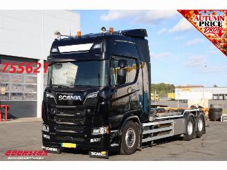 Scania R R530 V8 Facelift Hiab 26t. Full Air ACC Leder 6X2 201.318 km! 2024/12