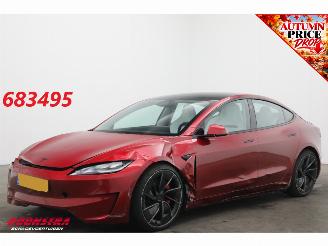 Vaurioauto  passenger cars Tesla Model 3 Performance AWD 78 kWh Pano ACC Leder Memory SBL LrHZ 10.789km! 2025/12