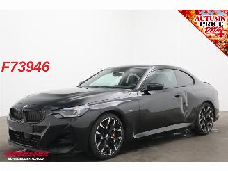 Schadeauto BMW 2-serie Coupé 218i M Sport HUD ACC Navi Virtual Apple/Android Leder SHZ LrHZ 360° PDC 2025/10