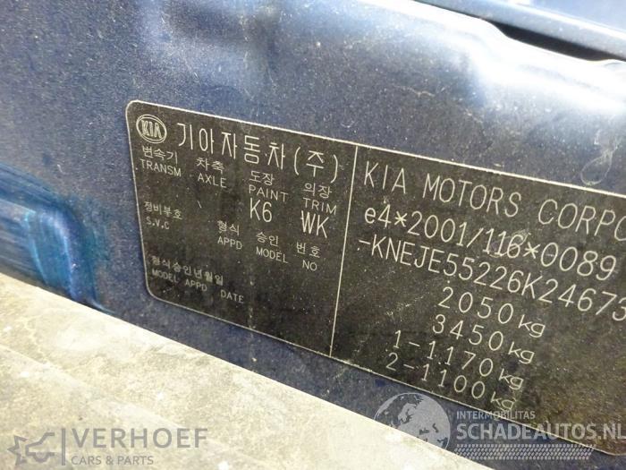 Kia Sportage Sportage (JE), Terreinwagen, 2004 / 2010 2.0 CVVT 16V 4x2