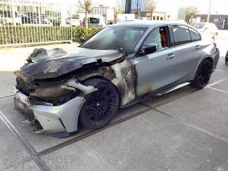Coche siniestrado BMW M3 M3 (G80), Sedan, 2019 3.0 Competition xDrive Turbo 24V 2021/10