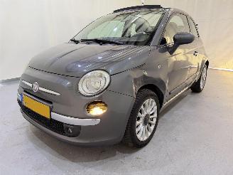 Damaged car Fiat 500C 0.9 TwinAir Lounge Airco 2012/8