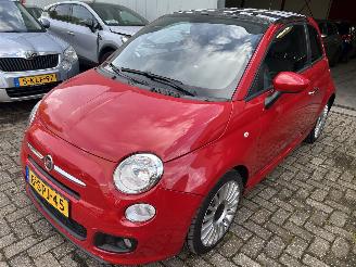 skadebil auto Fiat 500 0.9  Automaat Twinair Lounge 2013/11