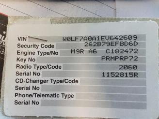 Uttjänta bilar auto Opel Vivaro Vivaro, Van, 2000 / 2014 2.0 CDTI 2012