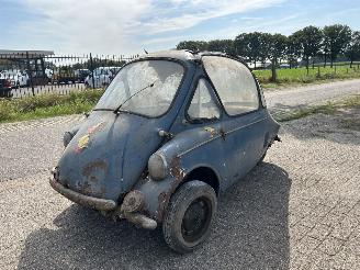 Damaged car Heinkel Kabinenroller COACH 1957/1