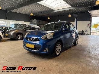 krockskadad bil auto Nissan Micra 1.2 Acenta 56.000 NAP! 2014/3